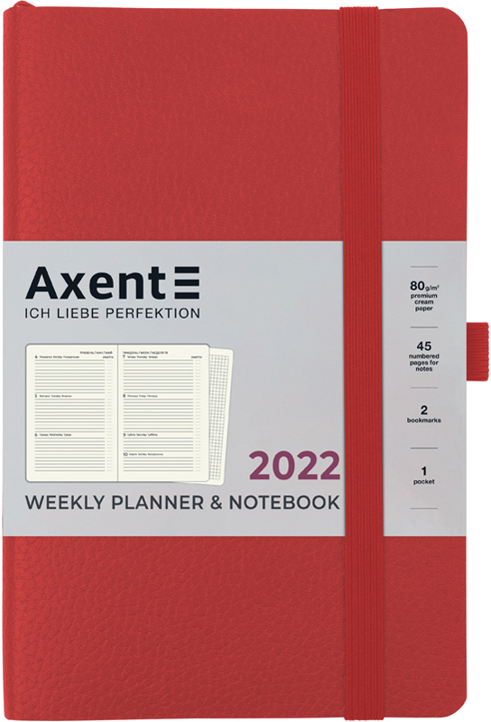 Еженедельник Axent 2022 Partner Soft Skin 125 х 195 96 листов линия/клетка в мягкой обложке Красный (8509-22-06-A)
Еженедельник Axent 2022 Partner Soft Skin 125 х 195 96 листов линия/клетка в мягкой обложке Красный (8509-22-06-A)