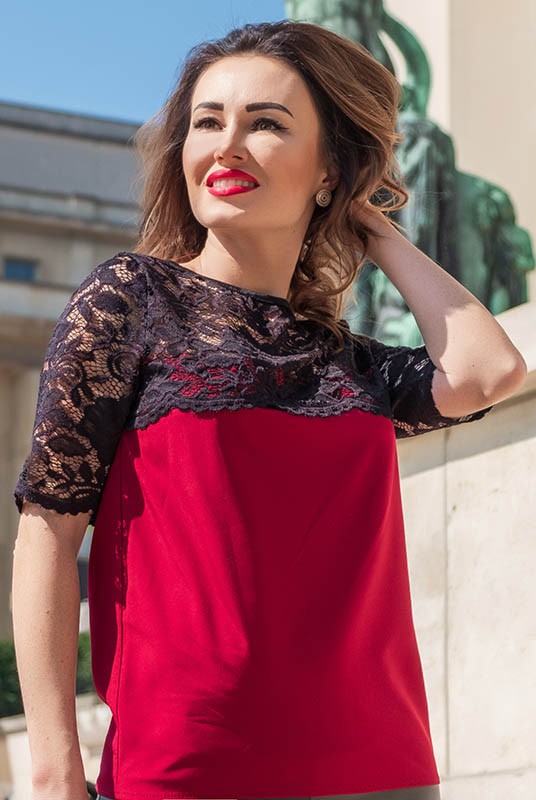 Блузка с кружевом Look and Buy Лериан Бордовая, Блузка с кружевом Look and Buy Лериан 60 Бордовая
Блузка с кружевом Look and Buy Лериан Бордовая, Блузка с кружевом Look and Buy Лериан 60 Бордовая
