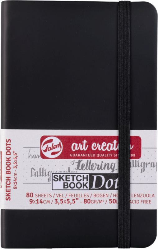 Блокнот для графики и каллиграфии в точку Royal Talens Art Creation Dots 80 г/м2 9 х 14 см 80 листов Черный (8712079446444)
Блокнот для графики и каллиграфии в точку Royal Talens Art Creation Dots 80 г/м2 9 х 14 см 80 листов Черный (8712079446444)