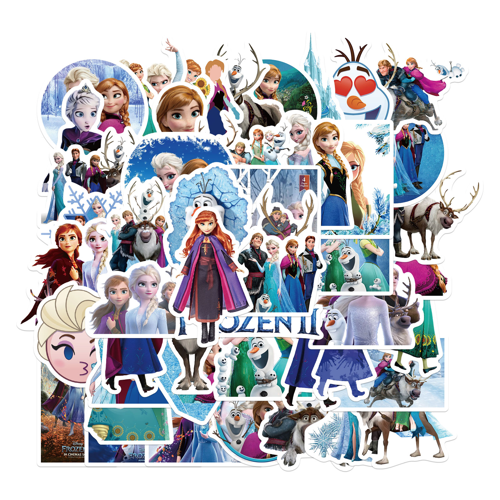 Набор наклеек Frozen 2, Elza, Anna, Olaf - 50 шт | Холодное сердце, Эльза, Анна, Олаф - Водостойкие стикеры для оклеивания
Набор наклеек Frozen 2, Elza, Anna, Olaf - 50 шт | Холодное сердце, Эльза, Анна, Олаф - Водостойкие стикеры для оклеивания