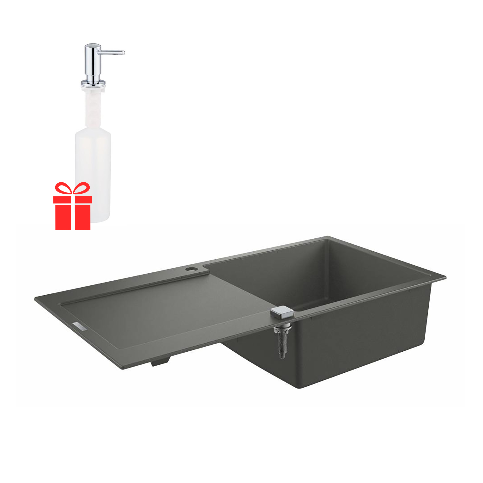 Набор Grohe мойка кухонная K500 31645AT0 + дозатор для моющего средства Contemporary 40536000
Набор Grohe мойка кухонная K500 31645AT0 + дозатор для моющего средства Contemporary 40536000