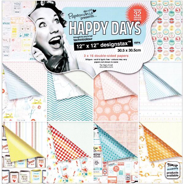 Набор двусторонней бумаги Papermania Happy Days 30х30 см 16 листов, артикул PM160124
Набор двусторонней бумаги Papermania Happy Days 30х30 см 16 листов, артикул PM160124