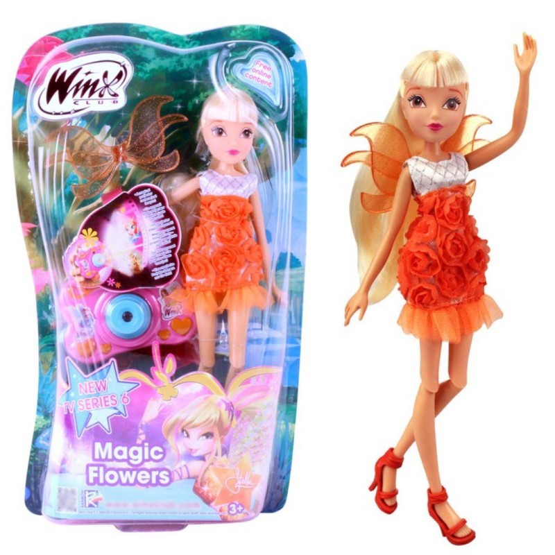 Кукла Winx Stella Винкс Волшебные цветы Стелла 27 см с проектором и слайдами
Кукла Winx Stella Винкс Волшебные цветы Стелла 27 см с проектором и слайдами