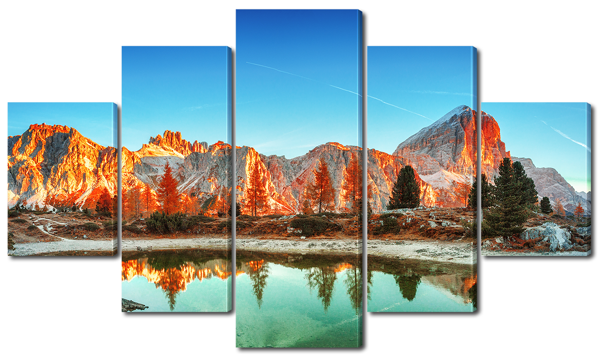 Модульная картина Interno Холст Доломитовые Альпы Италии 142х80см
Модульная картина Interno Холст Доломитовые Альпы Италии 142х80см