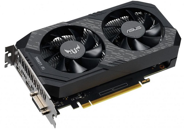 Відеокарта Asus GeForce GTX 1650 TUF Gaming OC Edition 4GB GDDR6 128-bit, Boost-частота 1785 / 1755 МГц, HDMI 2.0b, DisplayPort 1.4, DVI-D, 20.6 x 12.5 x 4.6 см
Відеокарта Asus GeForce GTX 1650 TUF Gaming OC Edition 4GB GDDR6 128-bit, Boost-частота 1785 / 1755 МГц, HDMI 2.0b, DisplayPort 1.4, DVI-D, 20.6 x 12.5 x 4.6 см