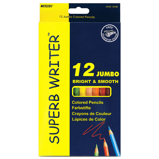 Набор цветных карандашей Marco "Jumbo Superb Writer" 12шт + точилка 4400-12CB
Набор цветных карандашей Marco "Jumbo Superb Writer" 12шт + точилка 4400-12CB
