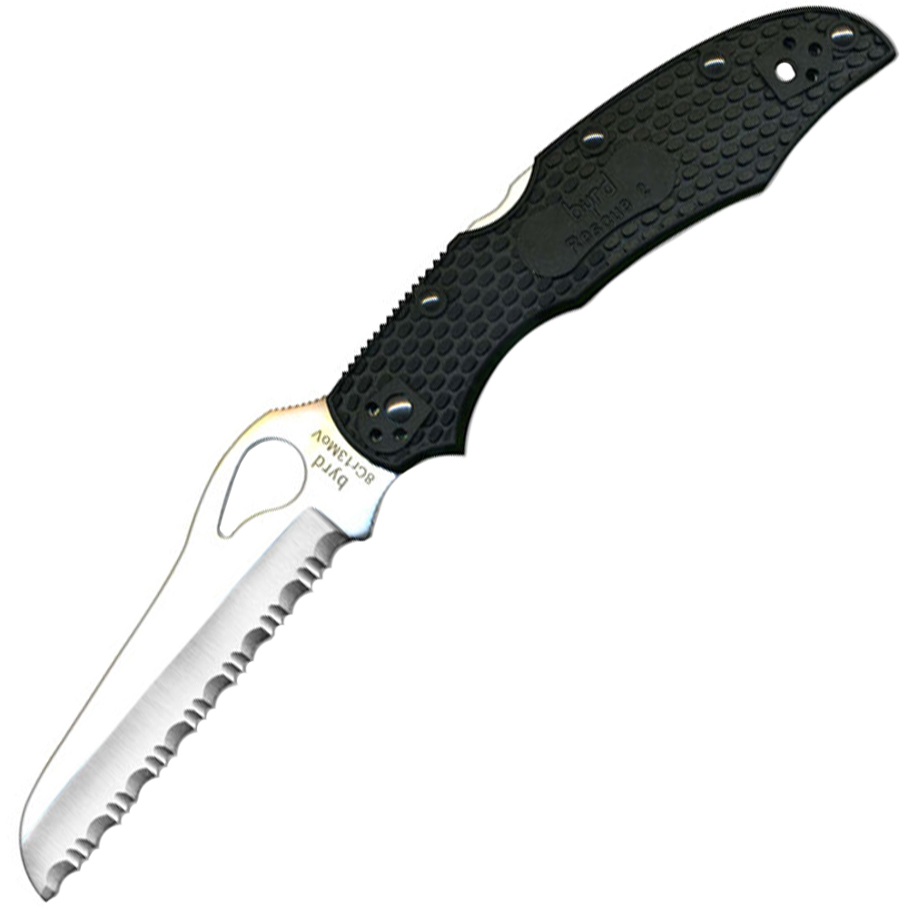 Нож складной Spyderco Byrd Large Rescue 2 серрейтор (длина: 221мм, лезвие: 100мм), черный
Нож складной Spyderco Byrd Large Rescue 2 серрейтор (длина: 221мм, лезвие: 100мм), черный
