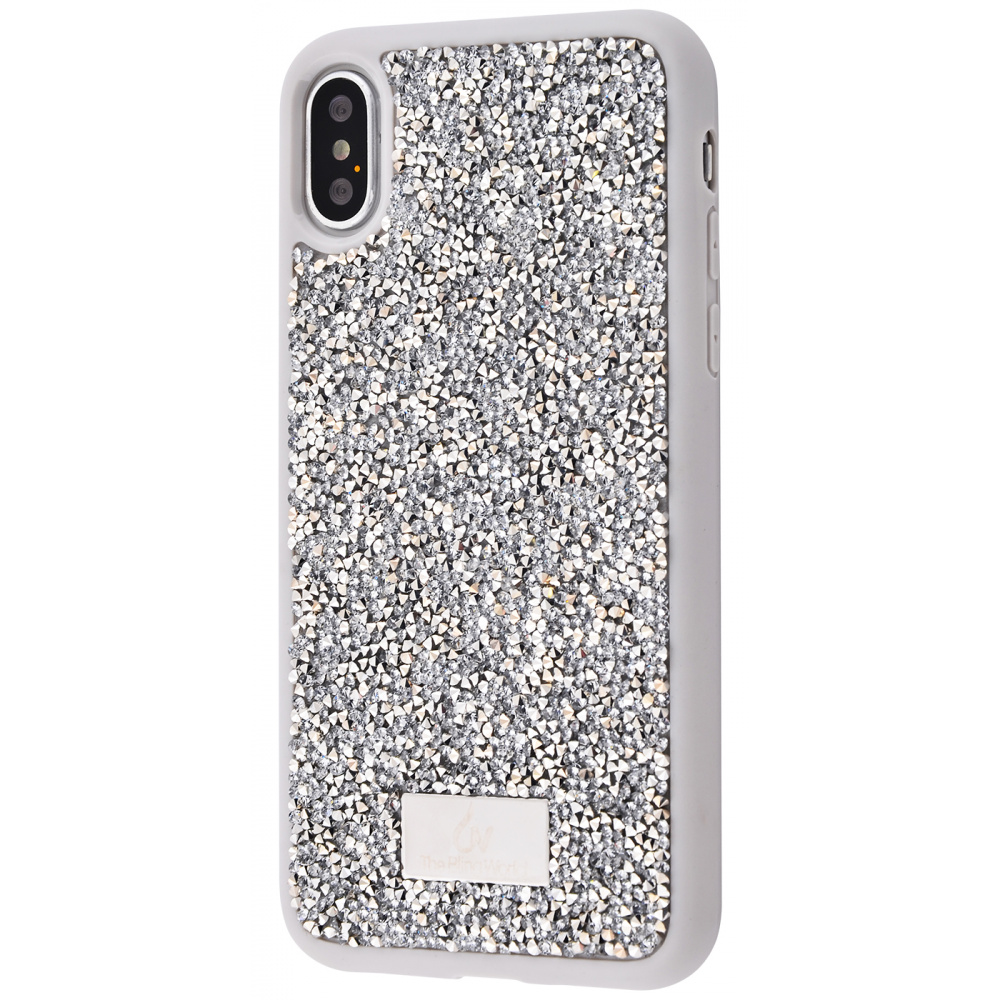 Чехол-накладка с камнями и блёстками Bling World Grainy Diamonds (TPU) iPhone X/Xs silver Металлик
Чехол-накладка с камнями и блёстками Bling World Grainy Diamonds (TPU) iPhone X/Xs silver Металлик