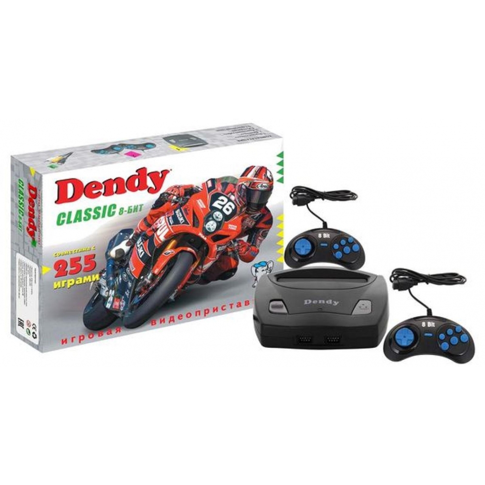 Игровая приставка Dendy Classiс супер сборником встроенных 255 игр (Bomberman, Mario Bros., Donkey Kong 2, Jim 3, Mortal Kombat, Street Challenge и много других )
Игровая приставка Dendy Classiс супер сборником встроенных 255 игр (Bomberman, Mario Bros., Donkey Kong 2, Jim 3, Mortal Kombat, Street Challenge и много других )