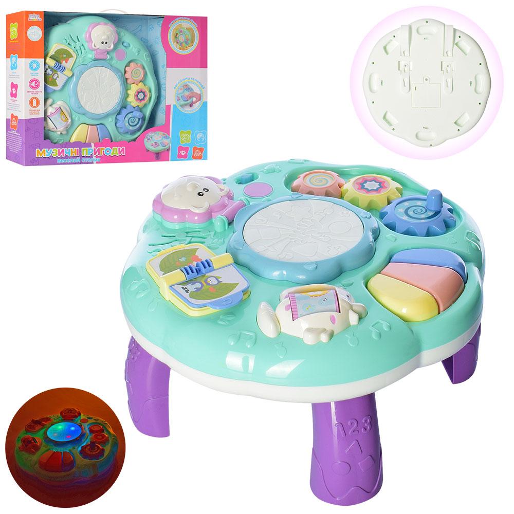 Музыкальная детская игрушка Best Toys 0101 Развивающий игровой столик для детей Украинская озвучка 
Музыкальная детская игрушка Best Toys 0101 Развивающий игровой столик для детей Украинская озвучка