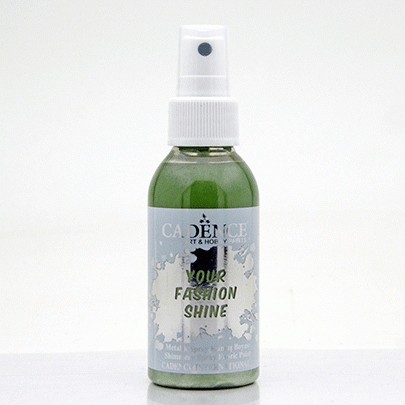 Краска-спрей перламутровая для ткани Cadence Your Fashion Spray shinefabric Paint, 100 мл, Зеленые листья
Краска-спрей перламутровая для ткани Cadence Your Fashion Spray shinefabric Paint, 100 мл, Зеленые листья