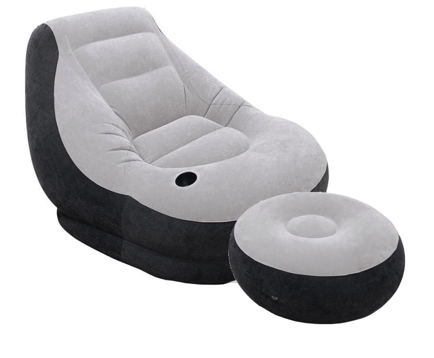 Надувное кресло для дома Intex Ultra Lounge с пуфом Серый 130х99х76 см (IP-168054)
Надувное кресло для дома Intex Ultra Lounge с пуфом Серый 130х99х76 см (IP-168054)