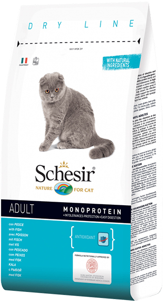 Сухой монопротеиновый корм для взрослых котов Schesir Cat Adult Fish с рыбой 10 кг
Сухой монопротеиновый корм для взрослых котов Schesir Cat Adult Fish с рыбой 10 кг