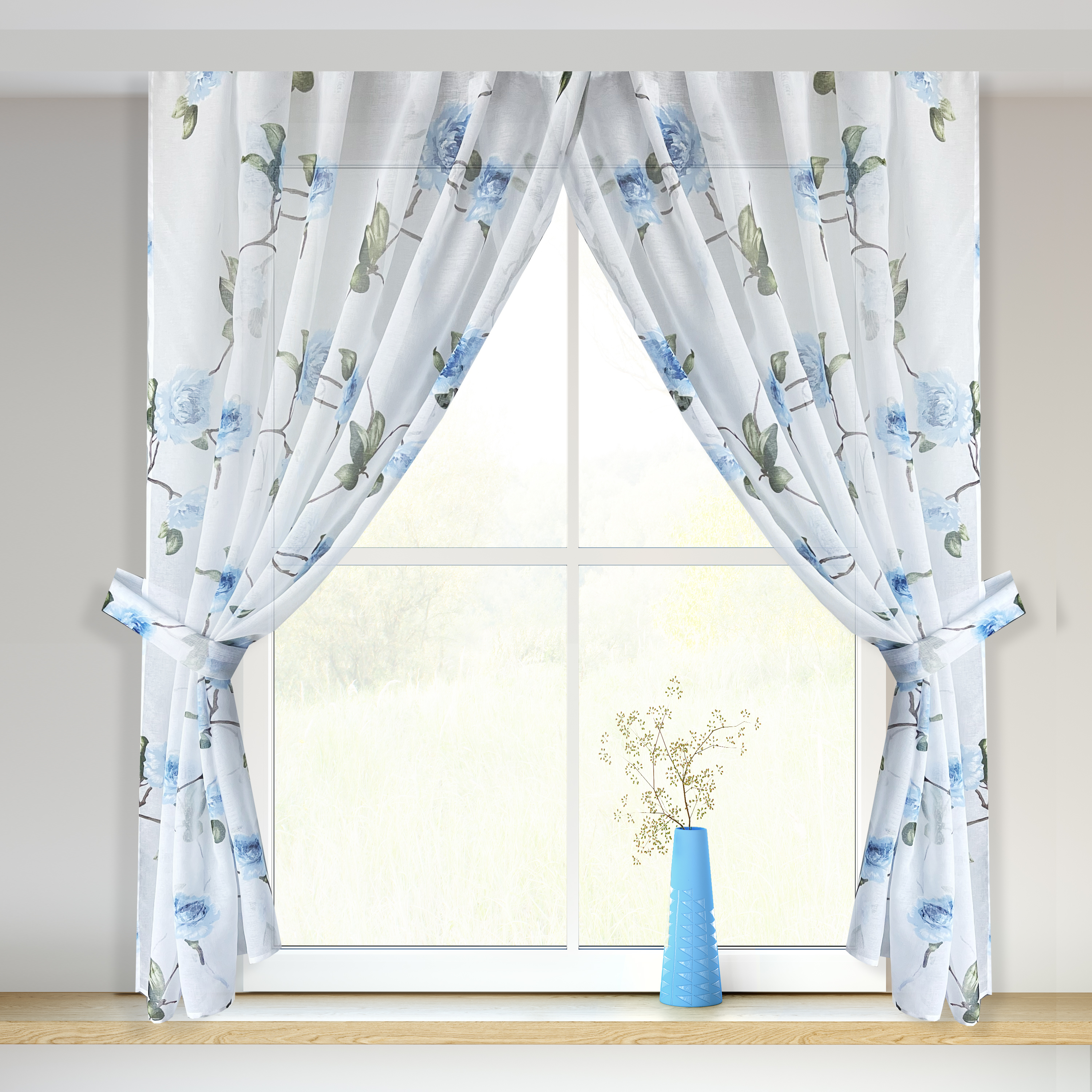 Занавеска из батиста Пион Голубой Adagio Windows Decor, тюль с крупными цветами 250 х 170см, тюлевые шторы на тесьме
Занавеска из батиста Пион Голубой Adagio Windows Decor, тюль с крупными цветами 250 х 170см, тюлевые шторы на тесьме
