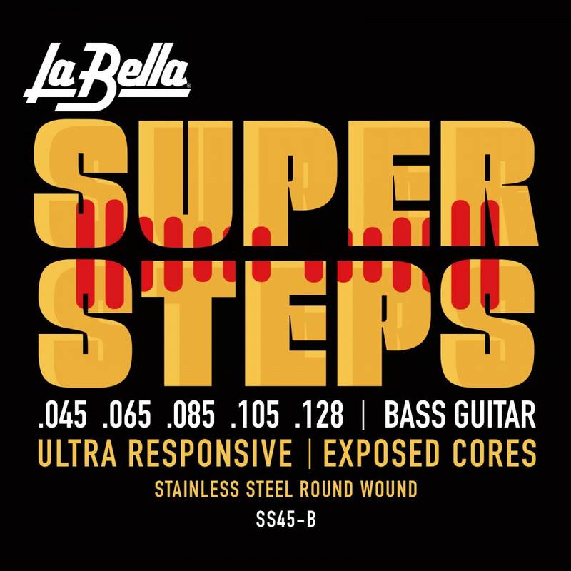 Струны для бас-гитары La Bella SS45-B Super Steps, 5-String – Standard 45-128 197698
Струны для бас-гитары La Bella SS45-B Super Steps, 5-String – Standard 45-128 197698