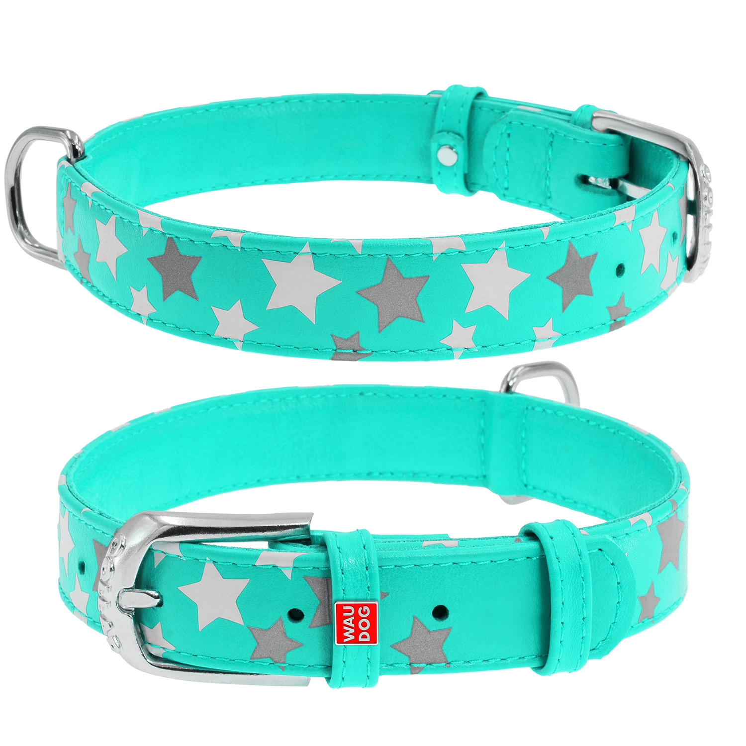 Ошейник WAUDOG Glamour с узором "Звездочка" 30-39 см 20 мм Ментоловый (358613)
Ошейник WAUDOG Glamour с узором "Звездочка" 30-39 см 20 мм Ментоловый (358613)