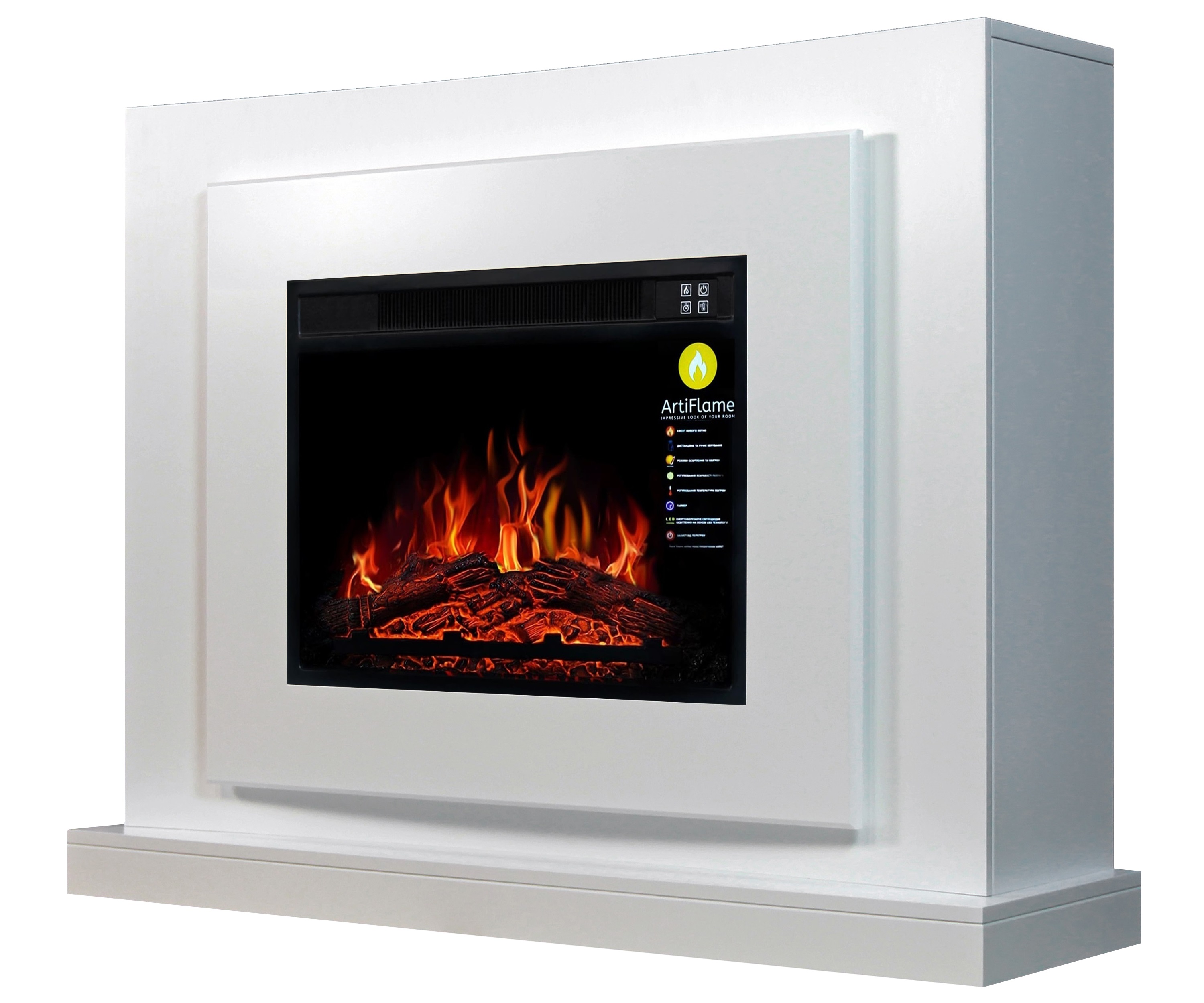 Электрокамин с порталом со светодиодной подсветкой ArtiFlame LUCCA AF23S БЕЛЫЙ БЬЯНКО (со звуком)
Электрокамин с порталом со светодиодной подсветкой ArtiFlame LUCCA AF23S БЕЛЫЙ БЬЯНКО (со звуком)