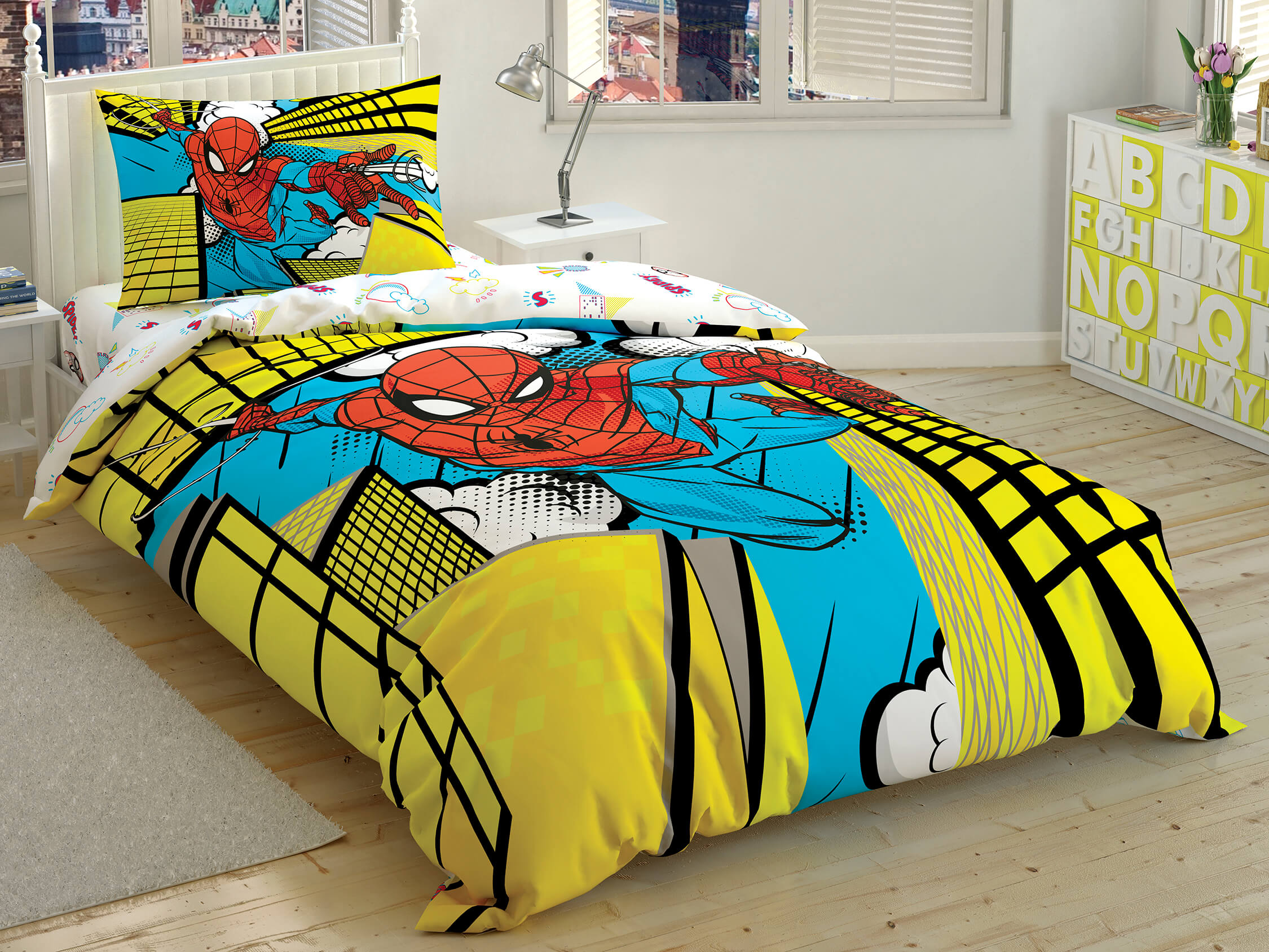 Детский и подростковый комплект TAC Spiderman Exciting Jump Ранфорс / простынь на резинке 160 x 220 см
Детский и подростковый комплект TAC Spiderman Exciting Jump Ранфорс / простынь на резинке 160 x 220 см