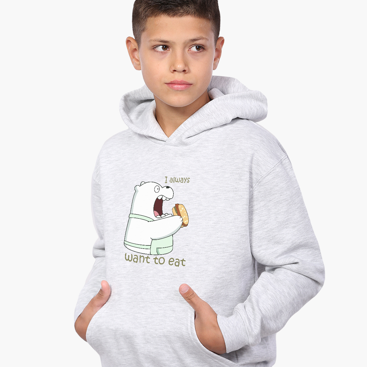 Худи детский Вся правда о медведях (We Bare Bears) Светло-серый меланж (9298-2908) 140 см
Худи детский Вся правда о медведях (We Bare Bears) Светло-серый меланж (9298-2908) 140 см