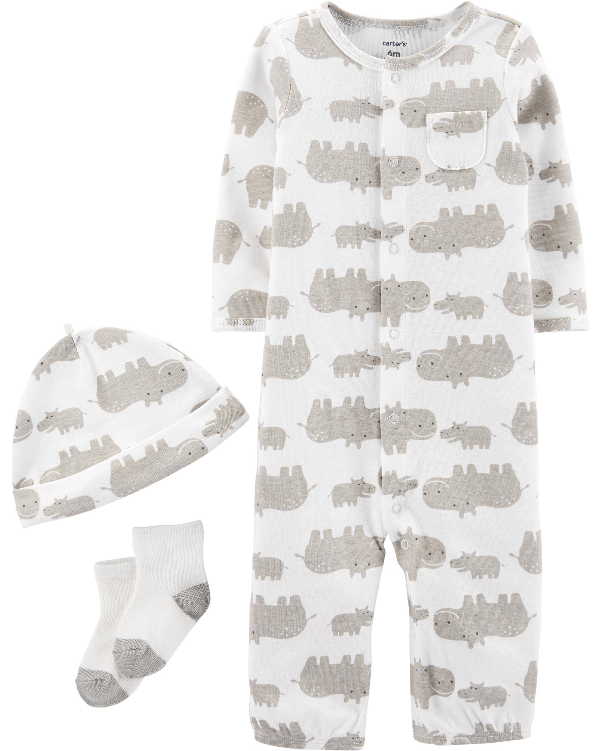 Комплект (человечек + шапка + носочки) Carters 17582210 3М 55-61 см Бежевый с белым (192135970393)
Комплект (человечек + шапка + носочки) Carters 17582210 3М 55-61 см Бежевый с белым (192135970393)