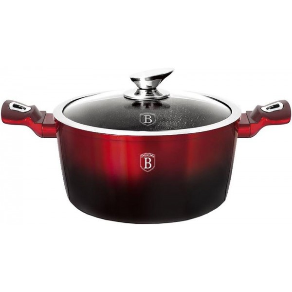 Кастрюля из алюминия с крышкой Berlinger Haus Black Burgundy 2.5 л, мраморное покрытие Ø20 см
Кастрюля из алюминия с крышкой Berlinger Haus Black Burgundy 2.5 л, мраморное покрытие Ø20 см