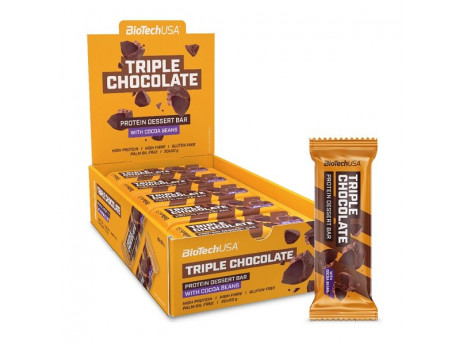 Заминитель питания BioTech USA Protein Dessert Bar (20 штук) Вкус Тройной шоколад
Заминитель питания BioTech USA Protein Dessert Bar (20 штук) Вкус Тройной шоколад