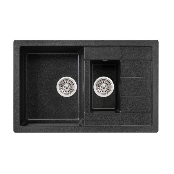 Кухонная мойка с дополнительной чашей Lidz 780x495/200 GRF-13 (LIDZGRF13780495200)
Кухонная мойка с дополнительной чашей Lidz 780x495/200 GRF-13 (LIDZGRF13780495200)