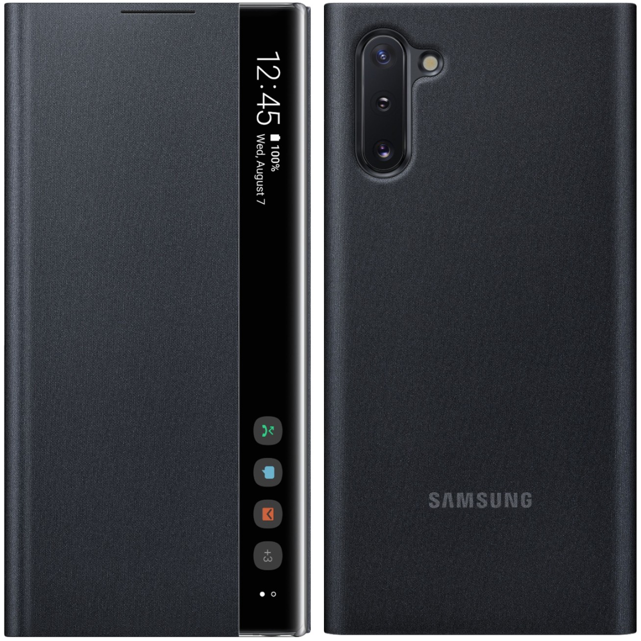 Защитный смарт чехол книжка S-View Flip cover Samsung Galaxy Note 10 EF-ZN970 black
Защитный смарт чехол книжка S-View Flip cover Samsung Galaxy Note 10 EF-ZN970 black