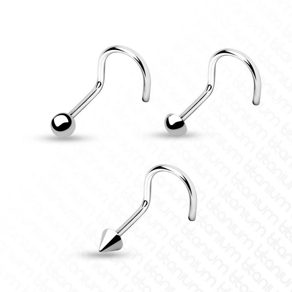 Титановая серьга нострил (улитка) с разными наконечниками PiercedFish T23NO для пирсинга носа (толщина 0,8 мм, шарик)
Титановая серьга нострил (улитка) с разными наконечниками PiercedFish T23NO для пирсинга носа (толщина 0,8 мм, шарик)