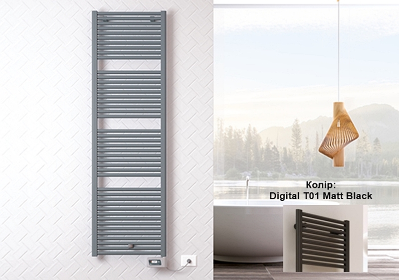 CLAUDIA ELECTRIC Полотенцесушитель 1195x500 T01 Matt Black с термостатом Eco Chrome (3581356100093)
CLAUDIA ELECTRIC Полотенцесушитель 1195x500 T01 Matt Black с термостатом Eco Chrome (3581356100093)