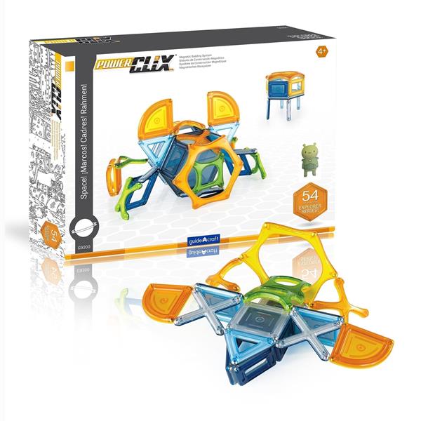 Магнитный конструктор Guidecraft PowerClix Explorer Series Космос, 54 детали (G9470)
Магнитный конструктор Guidecraft PowerClix Explorer Series Космос, 54 детали (G9470)