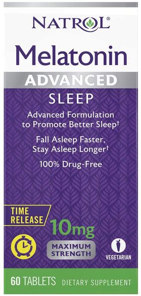 Мелатонін Melatonin Advanced Sleep Time Release Natrol 10 мг 60 таблеток (NTRL115)
Мелатонін Melatonin Advanced Sleep Time Release Natrol 10 мг 60 таблеток (NTRL115)