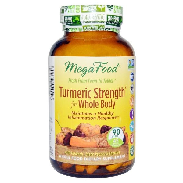 Сила куркуми для всього організму Turmeric Strength for Whole Body MegaFood 90 таблеток (MF091)
Сила куркуми для всього організму Turmeric Strength for Whole Body MegaFood 90 таблеток (MF091)