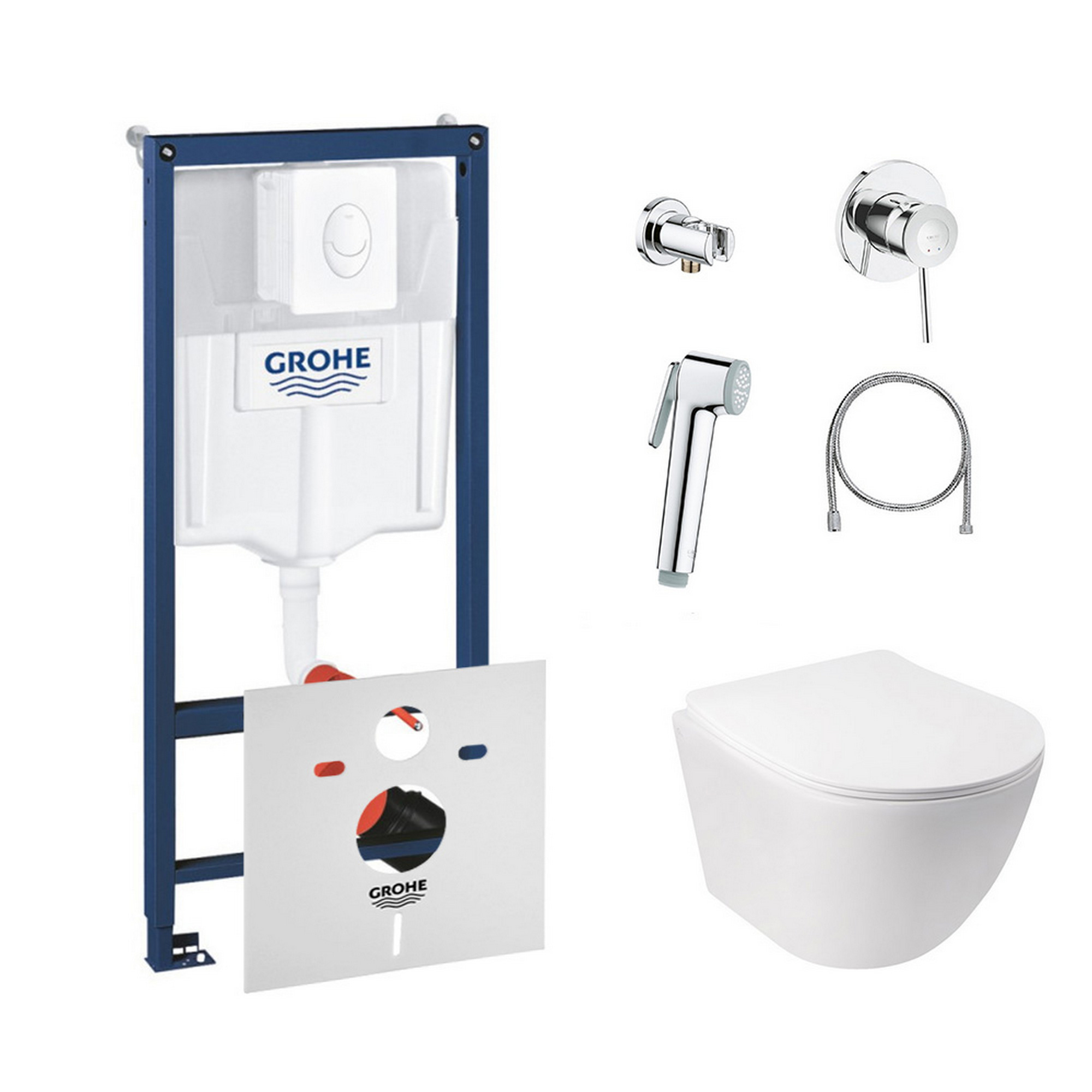 Комплект инсталляция Grohe Rapid SL 38722001 + унитаз с сиденьем Qtap Jay QT07335176W + набор для гигиенического душа со смесителем Grohe BauClassic 111048
Комплект инсталляция Grohe Rapid SL 38722001 + унитаз с сиденьем Qtap Jay QT07335176W + набор для гигиенического душа со смесителем Grohe BauClassic 111048