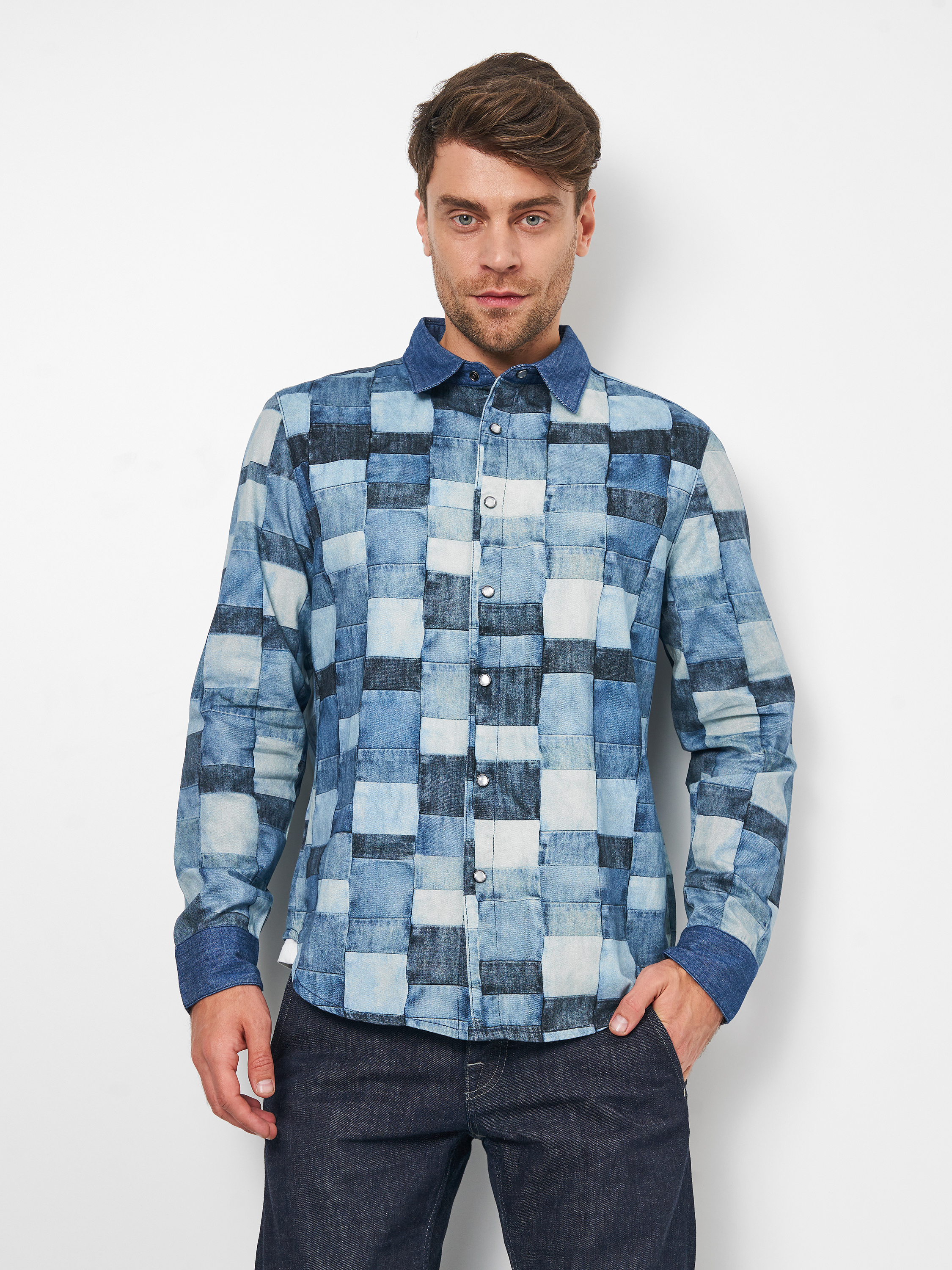 Джинсовая рубашка Desigual 18WMCD05-5053 Голубой джинс в клетку, Джинсовая рубашка Desigual 18WMCD05-5053 S Голубой джинс в клетку
Джинсовая рубашка Desigual 18WMCD05-5053 Голубой джинс в клетку, Джинсовая рубашка Desigual 18WMCD05-5053 S Голубой джинс в клетку