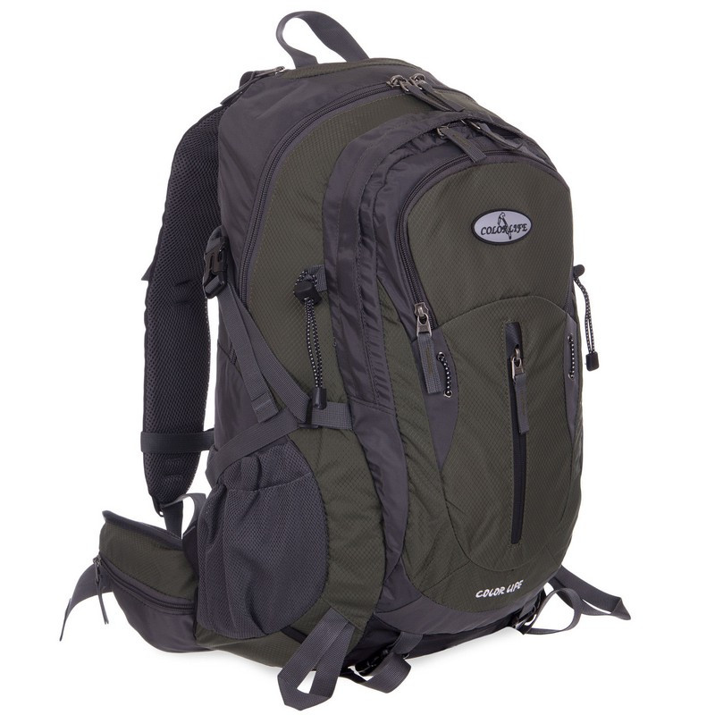 Рюкзак туристический с каркасной спинкой Color Life Sprinter 817 30 литров Olive-Grey
Рюкзак туристический с каркасной спинкой Color Life Sprinter 817 30 литров Olive-Grey