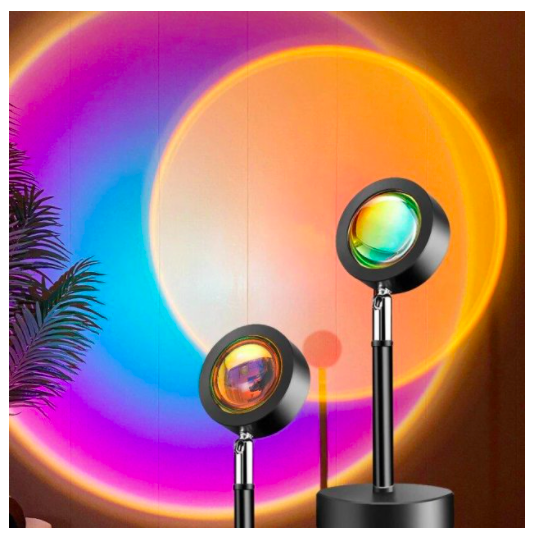 Светодиодная напольная лампа проектор LED Sunset (Сансет) с эффектом золотого заката для селфи USB
Светодиодная напольная лампа проектор LED Sunset (Сансет) с эффектом золотого заката для селфи USB