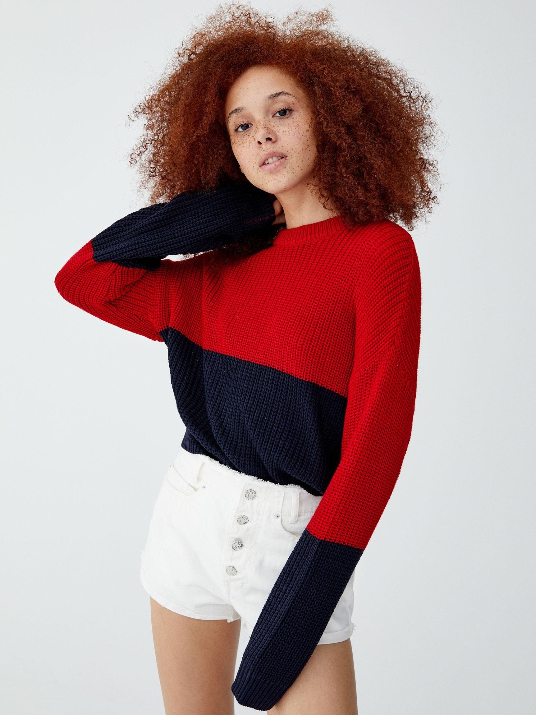 Джемпер Pull & Bear XAZ225028EWNC Темно-синий с красным, Джемпер Pull & Bear XAZ225028EWNC S Темно-синий с красным
Джемпер Pull & Bear XAZ225028EWNC Темно-синий с красным, Джемпер Pull & Bear XAZ225028EWNC S Темно-синий с красным