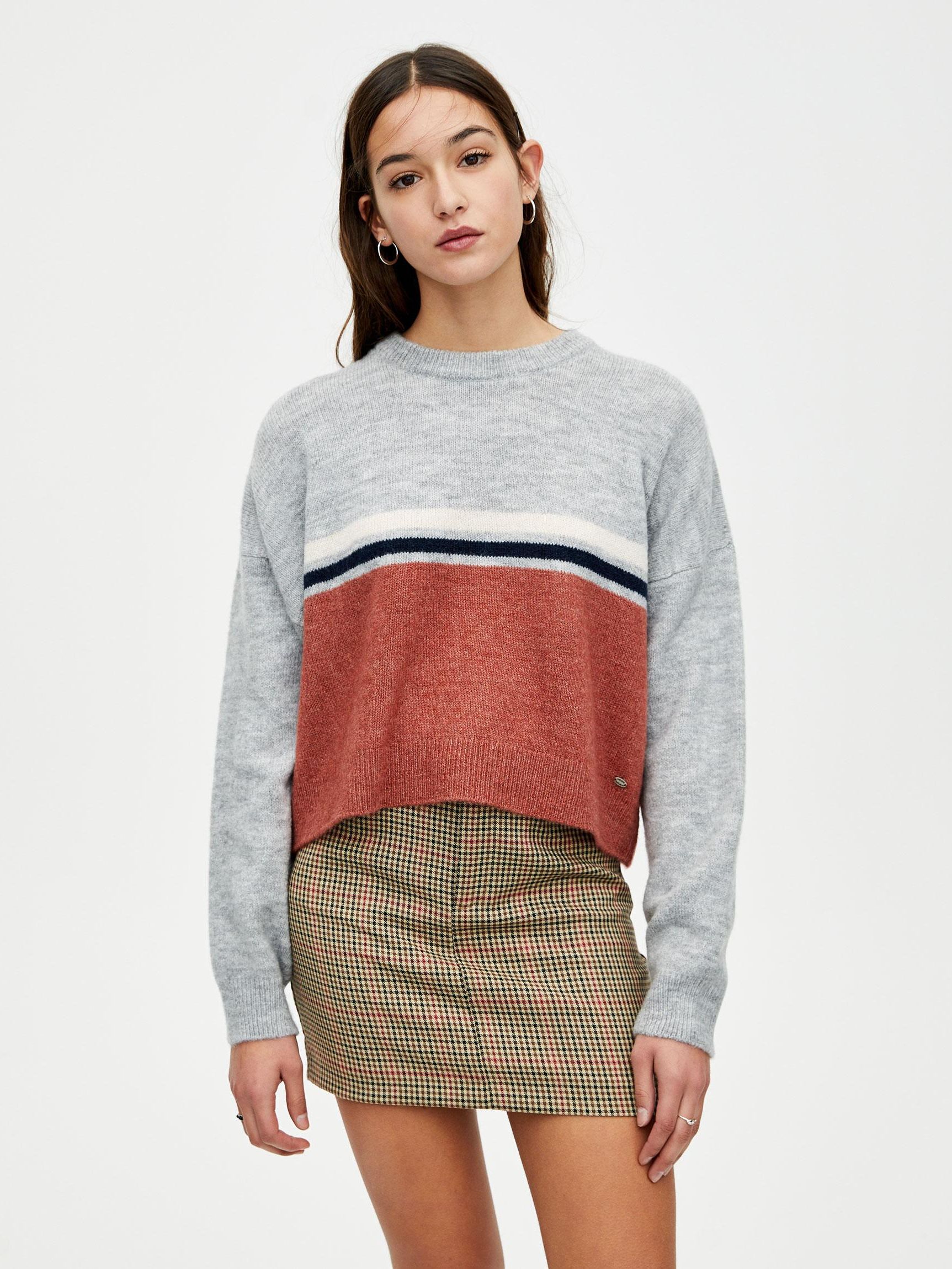 Джемпер Pull & Bear XAZ260650OTQT Серый с кориченвым, Джемпер Pull & Bear XAZ260650OTQT M Серый с кориченвым
Джемпер Pull & Bear XAZ260650OTQT Серый с кориченвым, Джемпер Pull & Bear XAZ260650OTQT M Серый с кориченвым