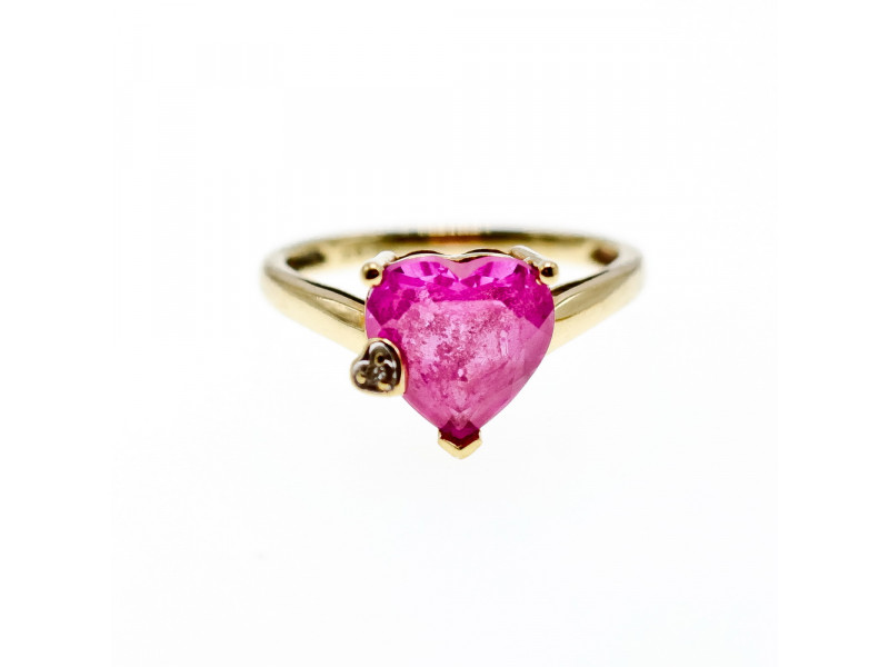 Золотое кольцо с розовым топазом и бриллиантом Сердце Натуральный Sky Jewelry 003537
Золотое кольцо с розовым топазом и бриллиантом Сердце Натуральный Sky Jewelry 003537