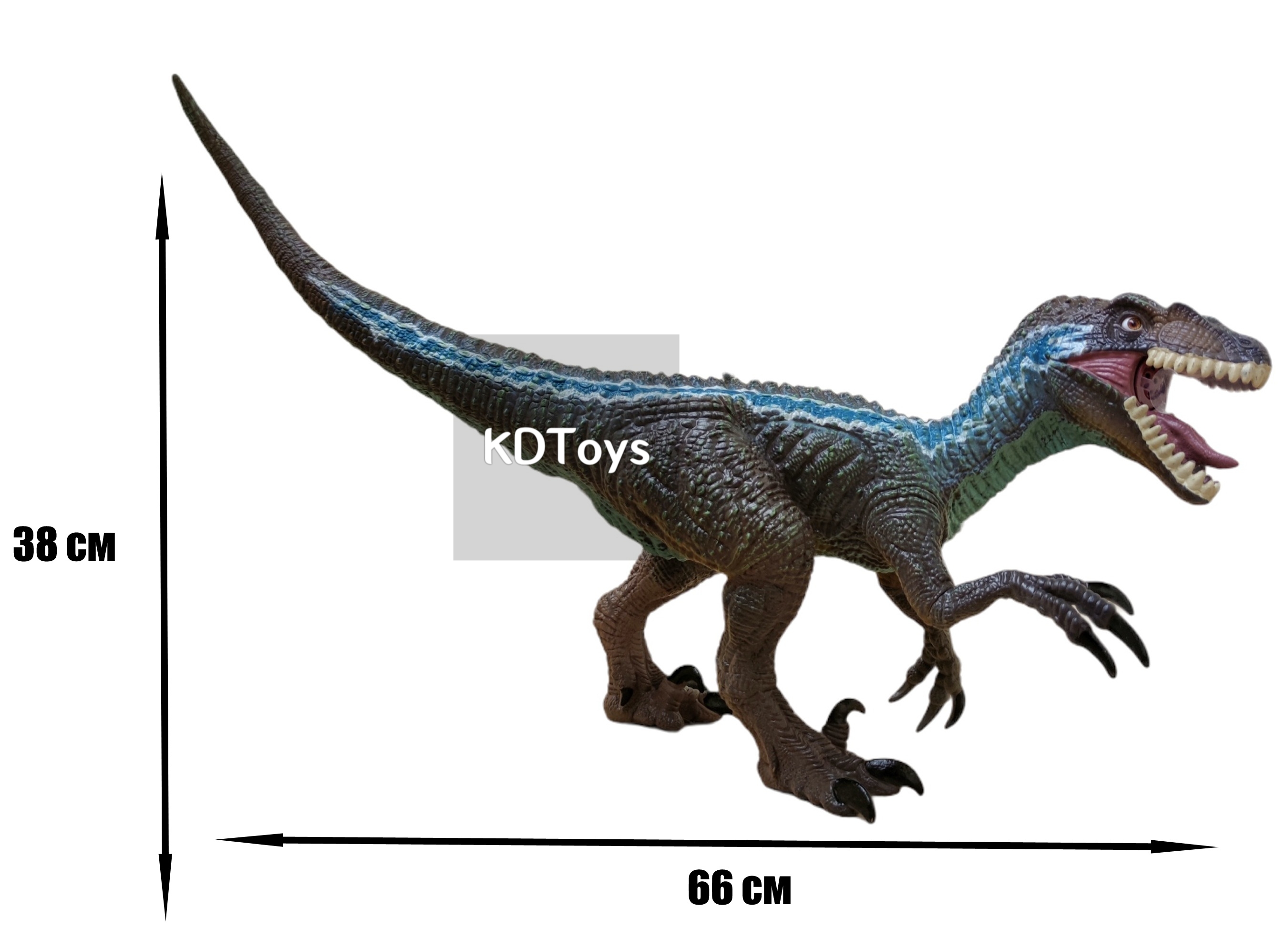 Большой динозавр Bino Велоцираптор Блю Velociraptor резиновый детализированный со звуковыми эффектами 38*66*16 см
Большой динозавр Bino Велоцираптор Блю Velociraptor резиновый детализированный со звуковыми эффектами 38*66*16 см