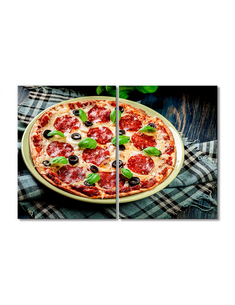 Модульная картина Artel «Пицца с базиликом» 2 модуля 70x105 см 
Модульная картина Artel «Пицца с базиликом» 2 модуля 70x105 см