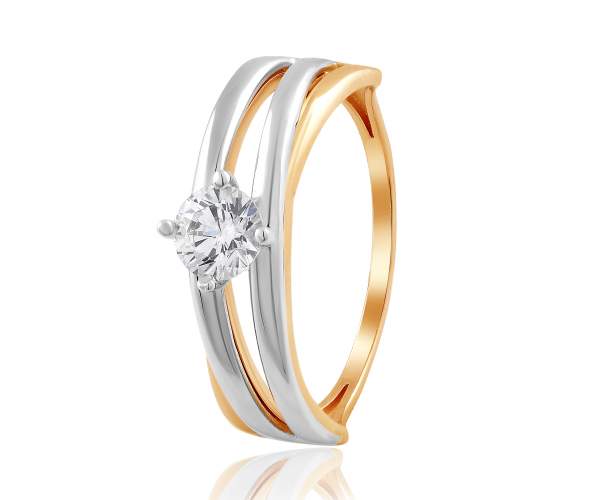 Кольцо из комбинированного золота с камнем SWAROVSKI Zirconia "Марсель", КД4239SW, 16.5 размер
Кольцо из комбинированного золота с камнем SWAROVSKI Zirconia "Марсель", КД4239SW, 16.5 размер