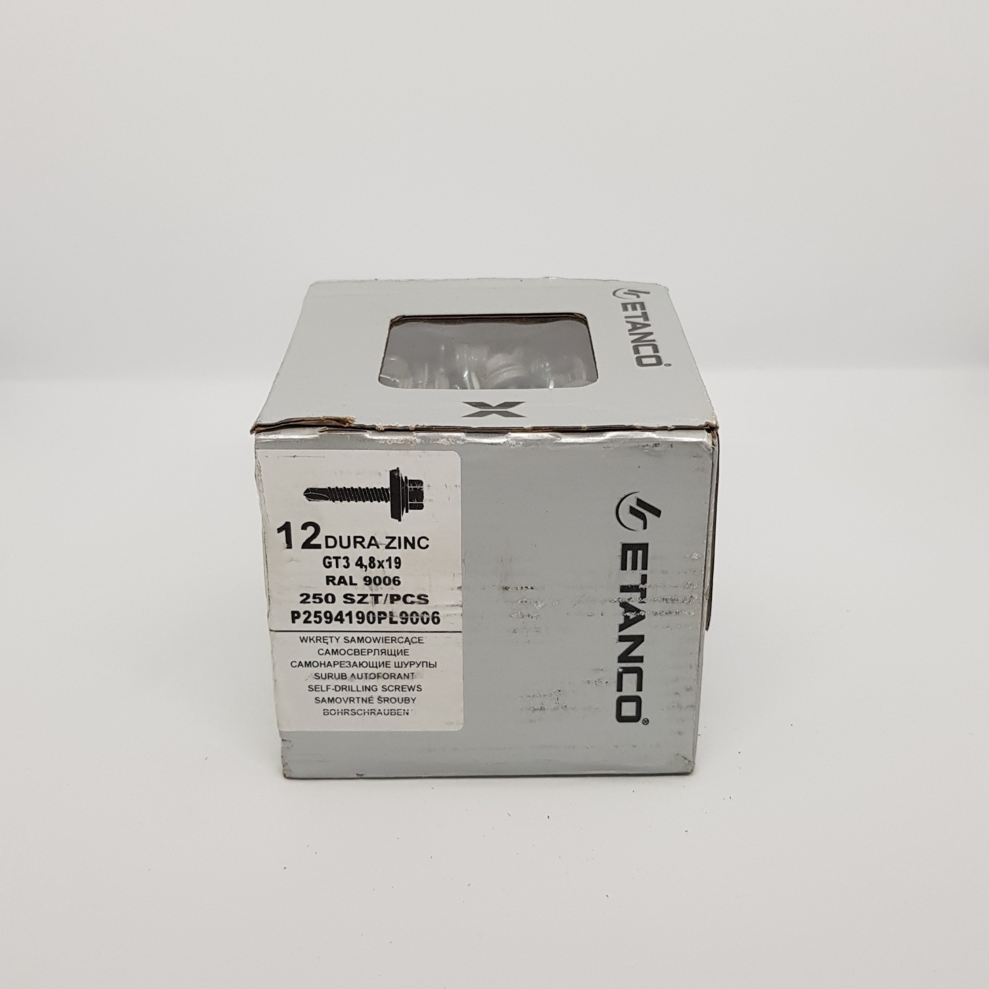 Кровельные саморезы с резиновой шайбой EDPM Etanco Gunnebo 4,8х19 мм RAL 9006 Бело-алюминиевый металлик по металлу 250шт
Кровельные саморезы с резиновой шайбой EDPM Etanco Gunnebo 4,8х19 мм RAL 9006 Бело-алюминиевый металлик по металлу 250шт