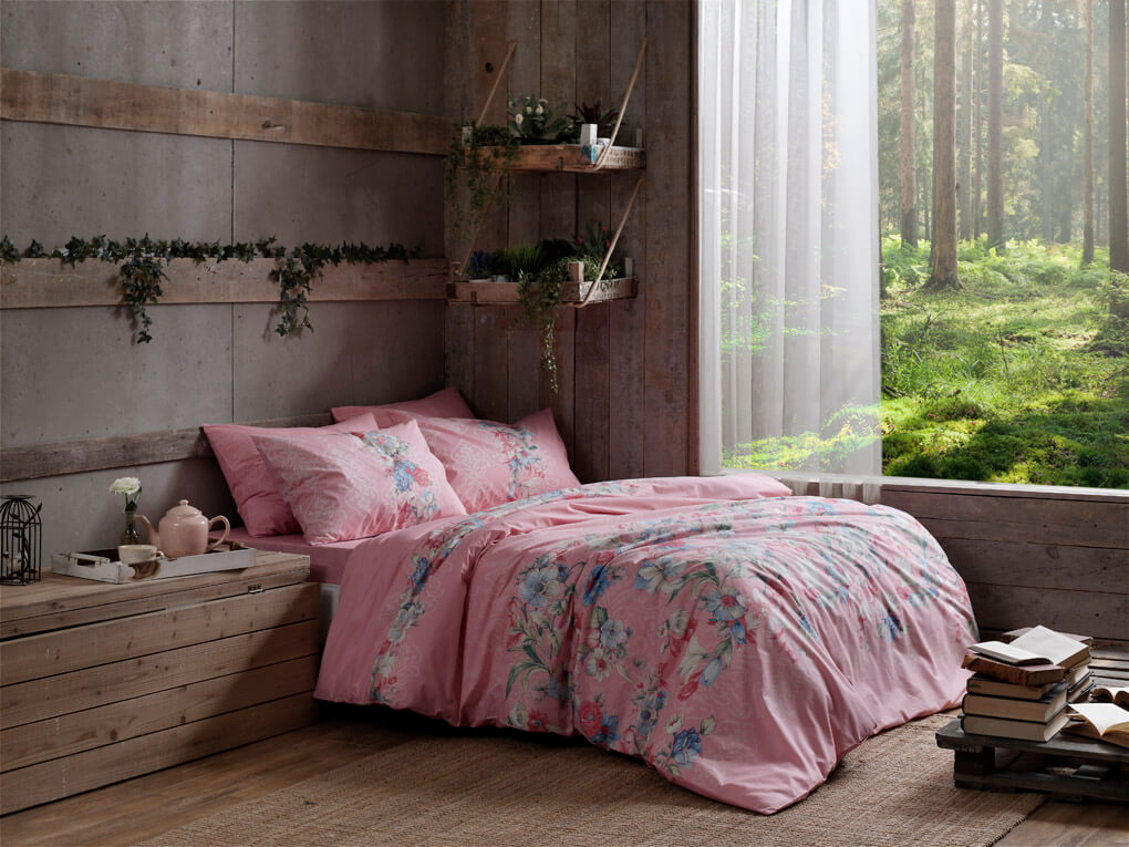 Двуспальный King Size комплект TAC Fleur Pink Ранфорс 220 x 240 см Розовый
Двуспальный King Size комплект TAC Fleur Pink Ранфорс 220 x 240 см Розовый