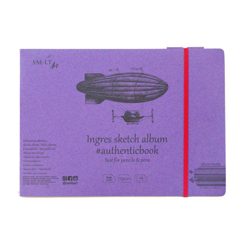 Альбом для ескізів AUTHENTIC (Ingres) А5, 130г/м2, 24л, білий папір з додаванням бавовни, SMILTAINIS 5EB-24ST
Альбом для ескізів AUTHENTIC (Ingres) А5, 130г/м2, 24л, білий папір з додаванням бавовни, SMILTAINIS 5EB-24ST