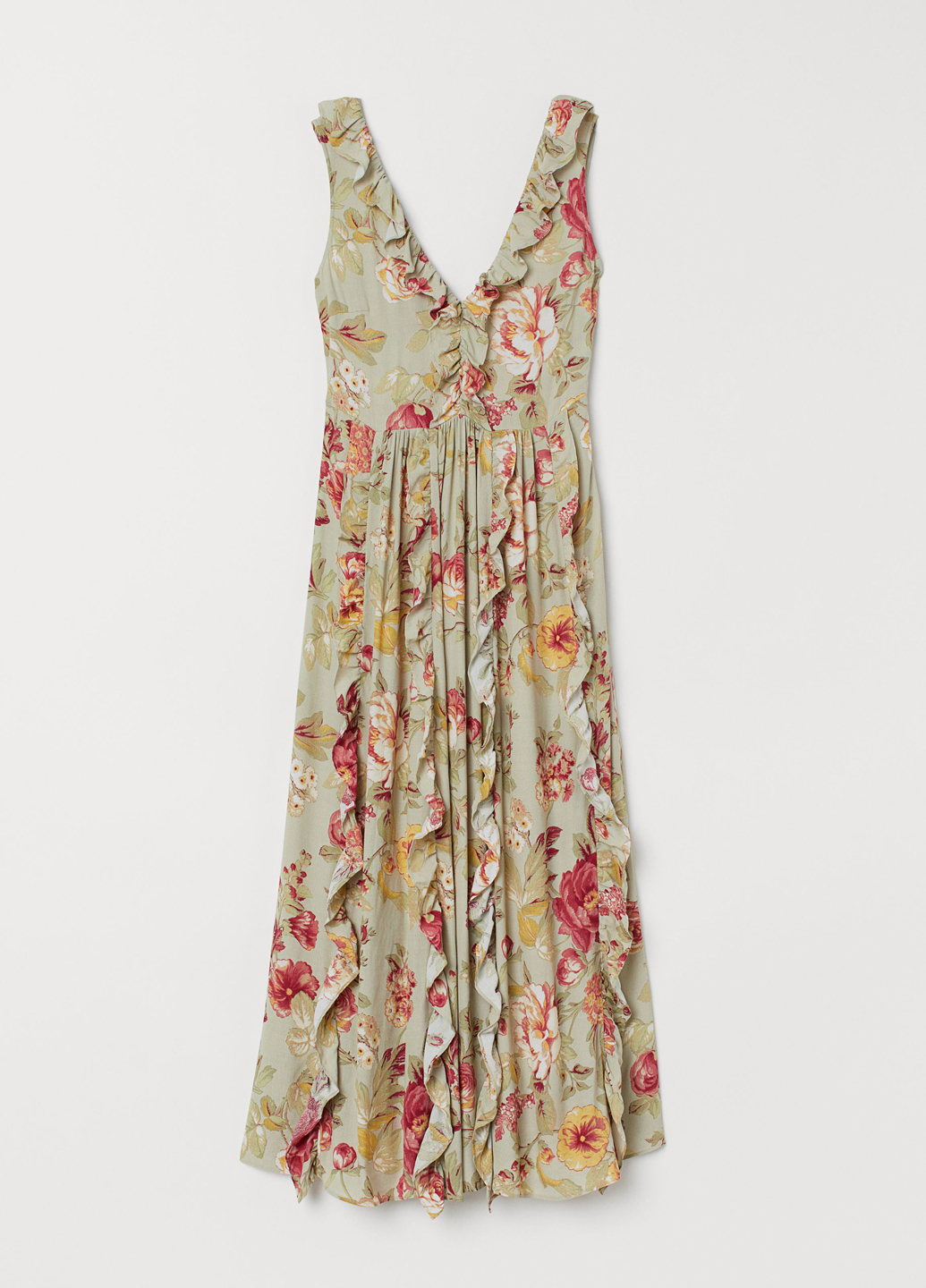 Платье H&M 36 Приглушенный зеленый/Цветы 0719686
Платье H&M 36 Приглушенный зеленый/Цветы 0719686