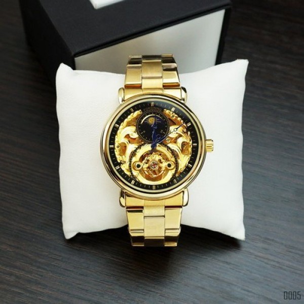 Мужские часы наручные водонепроницаемые Forsining Original Gold-Black (1059-0005G-AB)
Мужские часы наручные водонепроницаемые Forsining Original Gold-Black (1059-0005G-AB)