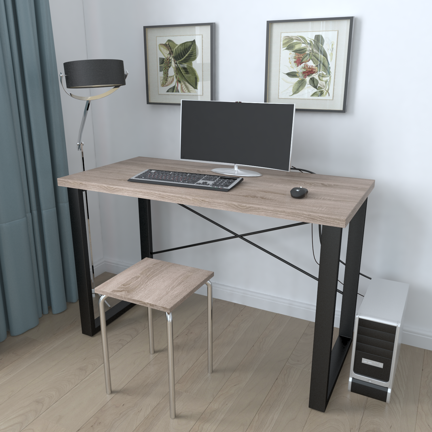 Письменный стол Ferrum-decor Драйв 750x1400x700 Черный металл ДСП Дуб Сонома Трюфель 32 мм
Письменный стол Ferrum-decor Драйв 750x1400x700 Черный металл ДСП Дуб Сонома Трюфель 32 мм