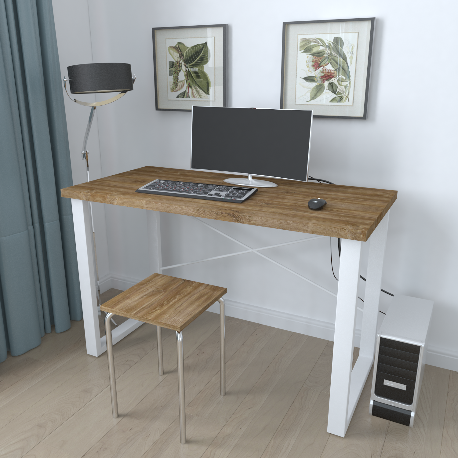 Письменный стол Ferrum-decor Драйв 750x1400x600 Белый металл ДСП Дуб Таверна 32 мм
Письменный стол Ferrum-decor Драйв 750x1400x600 Белый металл ДСП Дуб Таверна 32 мм